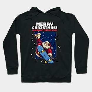 Santa Clause Skate Christmas Hoodie